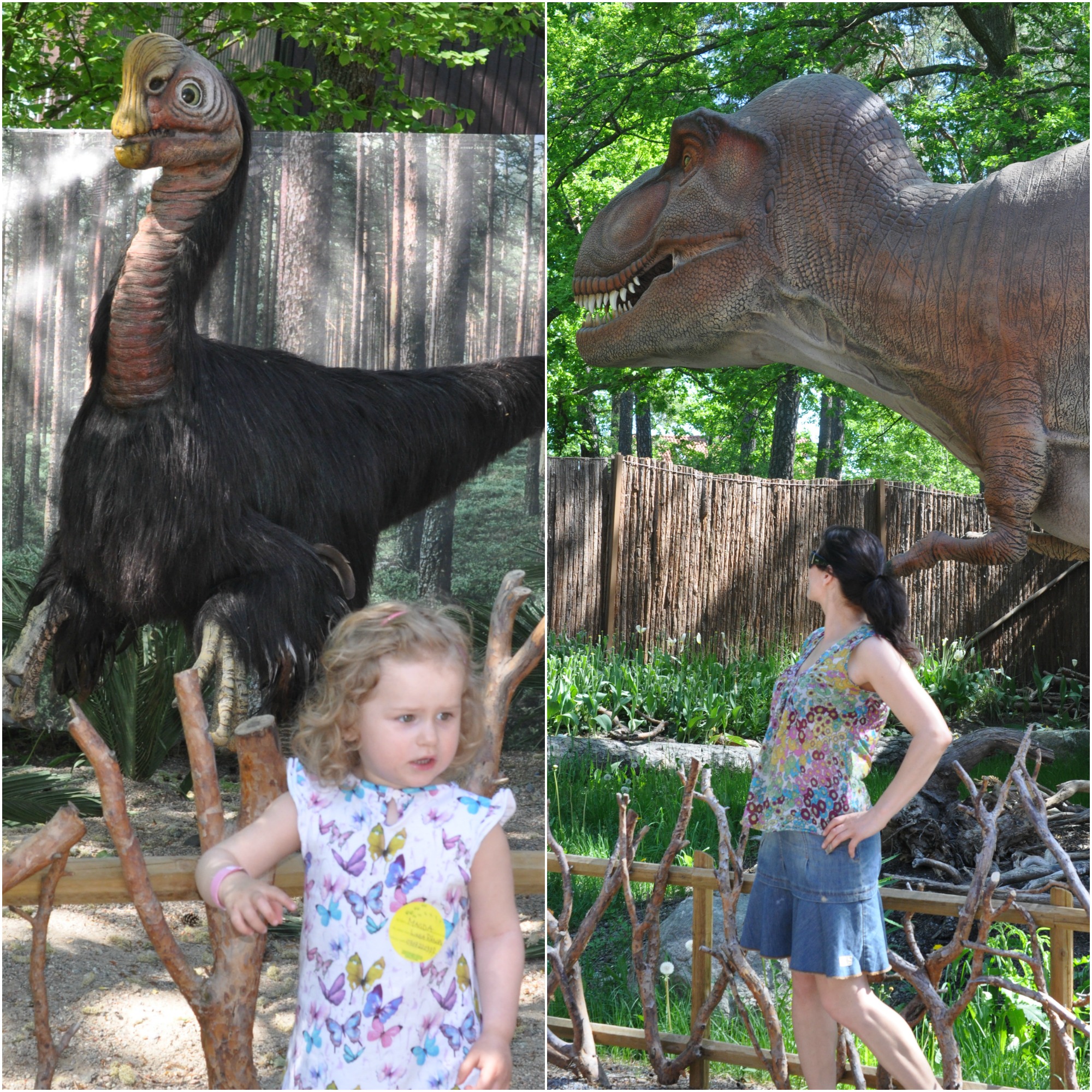 Parken zoo dinosaurier