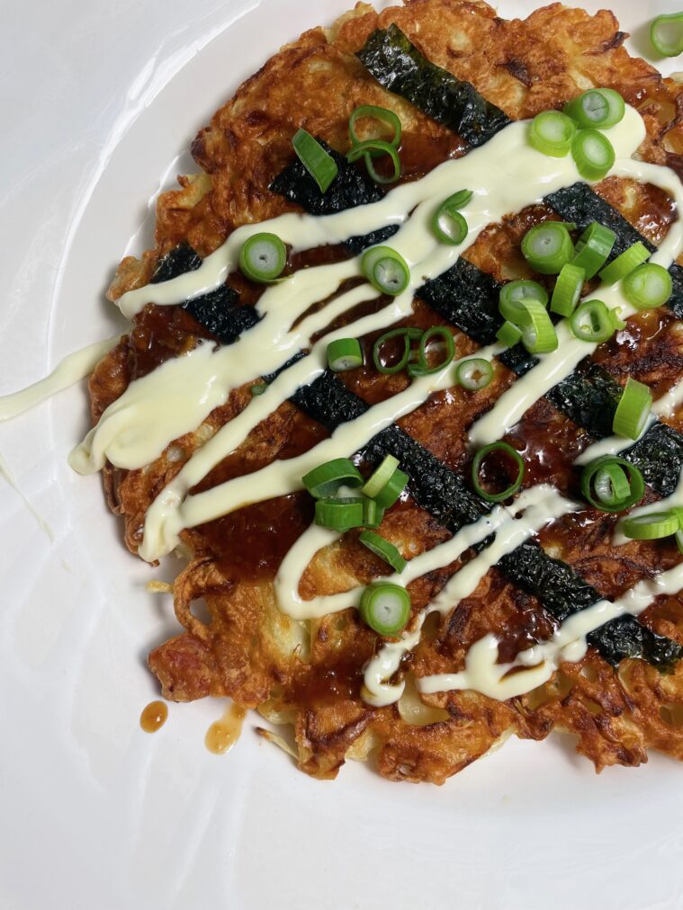 Okonomiyaki - Japansk matig pannkaka